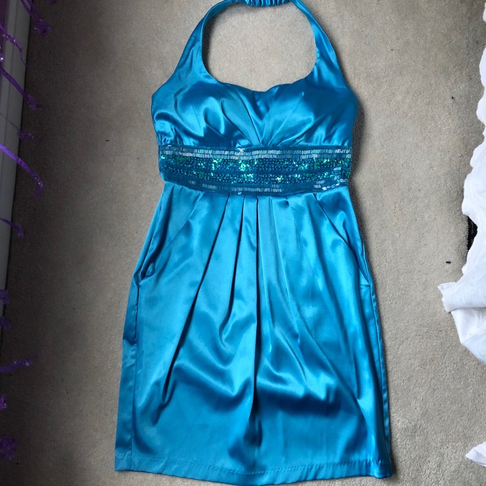 Silky formal dress